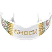Shock Doctor - Protector bucal deportivo para protectores bucales de fútbol, transpirable de perfil bajo, ajuste personalizado para baloncesto, lacrosse, hockey y más(Franja Dorada) - Multicolor - Ver 2