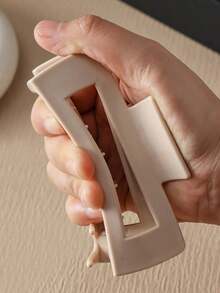 柔软硅胶发爪夹，高端防脱落耐用发夹，方形软爪发夹，适合女性，弹性爪夹适合浓密头发，轻巧舒适的大号发夹，特别柔软的发夹，适合各种场合，2025新款女士发饰爪夹，秋季时尚发爪夹，秋季发夹，优雅发夹，适合冬季假日装扮的时尚发夹，优雅发爪夹，女士发饰 - 彩色 - 查看 5