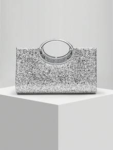 Neue funkelnde Handtasche mit Strass, formelle Clutch-Tasche für Bankette, Hochzeiten, Partys, Galas. Ein hervorragendes Geschenk für Frauen
