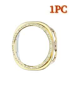 4pcs Shiny Diamond Protective Case, Suitable For Galaxy Watch 8 Screen Protector (40/44mm, Women's), Glitter Rhinestone Hard PC Frame Protective Cover, Fit For Galaxy Watch 8 Protective Case (40/44mm) & Accessories - Galaxy Watch8 44mm - View 11