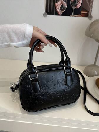 1pc New Women's Handbag: Casual, Simple, And Stylish, Featuring A Zipper Design And Adjustable Shoulder Strap. Perfect For Shopping, Commuting, And Travel, It Easily Holds Everyday Essentials. A Versatile Piece And A Fashion Favorite, Suitable For Various Styles And Occasions, With Exceptional Versatility.