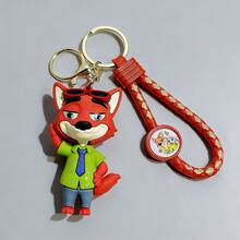 Disney 1pc Crazy Animals City Keychain Pendant, Creative Keyring, Cute Wallet Lanyard Accessory, Bag Charm, Birthday Gift, Party Favor, Car Accessory, Earphone Case Decor, School Supplies, Best Gift, Cute Goth/Y2K Style - Multicolor - View 15