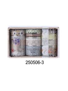 15 Rolls/Box Of Exquisite Lace Pattern Transparent Tape, Waterproof PET Material Creative Design Tape, Suitable For Scrapbook Decoration, Gift Wrapping Decoration, Art Item Decoration Tape, A Gift For Friends - Multicolor - View 19