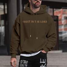 Christian Hoodies For Men Religious Faith Jesus Hoodie God Bible Verse Cross Sweatshirts  Graphic Pullover - 灰色 - 查看 9