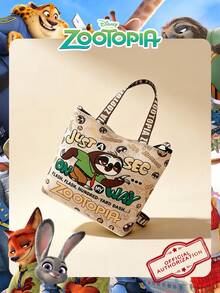 Disney 1个官方授权的米奇/史迪奇图案时尚手提包,休闲多功能单肩包,配有可调节肩带,适合女性/女孩/青少年/学生日常使用、外出、购物、返校等场合。 - 彩色 - 查看 26