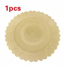 1/4/6件装心形餐垫，适用于婚礼宴会餐桌装饰，心形圆形餐垫，晚餐约会餐垫 - 彩色 - 查看 9