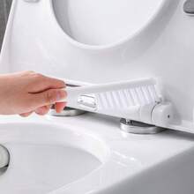 Silicone Toilet Brush, Household Wall-Mounted Toilet Cleaning Set, No Dead Angles, Bathroom Cleaning Brush, Storage Included. - Multicolor - View 7