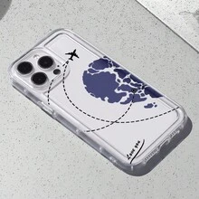 Funda para teléfono LongDistanceLoveFlight con diseño Element, compatible con iPhone 16, 15, 14 Pro Max, 13, 12, 11, XR y XS Plus. Fabricada en silicona TPU, ofrece protección contra golpes y caídas, además de una excelente sensación al tacto. Es el regalo ideal para familiares, amigos y seres queridos. - transparente - Ver 4