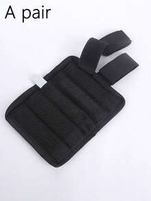 负重背心，女士负重背心，男士负重背心，带配重，可调节重量背心，适合跑步、训练、慢跑和步行 - 黑色 - 查看 15