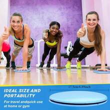 4-Season Pilates Gliding Discs, Yoga Abdominal Exercise Pads, Sled-Style Waist Training Sliders For Glute And Core Strength Training, Suitable As Birthday Gifts, Back-To-School Essentials, And Valentine's Day Presents - Multicolor - View 9