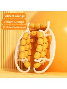 Muscle Relaxation Massager, Slimming Leg Ring, Clamping Leg Exerciser, Yoga Wheel, Leg Massager, Leg Beauty Device - Orange - View 6