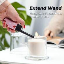 (Butane Included) 6 Pack Candle Lighter Multipurpose Lighter Utility Lighters With Extended Wand Handy Refillable For Kitchen Fireplace Pilot Light DIY BBQ Grill Stove - Fruit Series - 查看 2