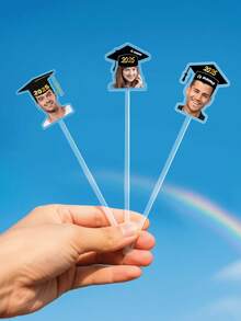 Customized Acrylic Drink Stirrers, Personalized Acrylic Stirrers, Round Head Acrylic Coffee Stirrers, Customized Coffee Stirrers With Personal Logo, Customized Cocktail/Bubble Tea Stirrers, Birthday Party Drink Stirrers, Wedding Beverage Stirrers, Smooth Acrylic Drink Stirrers, Beverage Sticks, Pet Wedding Cocktail Stirrers, Dog Wedding Drink Stirrers, Wedding Stirrers, Father's Day Gift - Multicolor - View 8