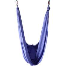 R-Yosoo e Gear Kit de amaca de Yoga Aérea Telas de lon Yoga Swing Swing Ultra Fue Antigrato y amaca Aérea para Fbilidad y Reencia Al Núcleo Purple - Púrpura - Ver 3