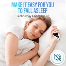 Portable Mini Sleep Device, EMS Handheld Sleep Assistant Device To Improve Sleep, Intelligent Non-Dependent Sleeper Physical To Improve The Quality Of Sleep, USB Charging - White - View 1