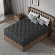 LayRoad 12/14 Inch Memory Foam Mattresses Are Available In Twin, Full, Queen, And King Sizes. They Feature Individually Pocketed Springs, Are Fiberglass-Free, Odorless, Highly Breathable, And Durable, Providing You With A Comfortable Sleep. - 黑色 - 查看 4