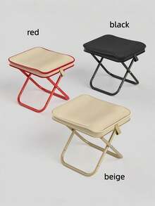重型折叠露营椅 - 便携式紧凑型户外椅，承重200公斤/440磅，轻巧坚固的框架，易于安装和折叠，耐候面料，适用于露营、海滩、钓鱼、花园和旅行 - 是度假和户外探险的理想之选，露营家具，沙滩椅，节省空间的家具，经久耐用，钓鱼装备，节省空间的设计，加固缝线，节日参与者，折叠凳，折叠椅，便携式折叠椅，可折叠 - 彩色 - 查看 5