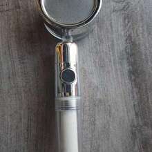 Vòi sen cầm tay áp lực cao Turbo với 5 lõi lọc, vòi sen tiết kiệm nước, phụ kiện phòng tắm. - Màu xanh lam - Xem 5