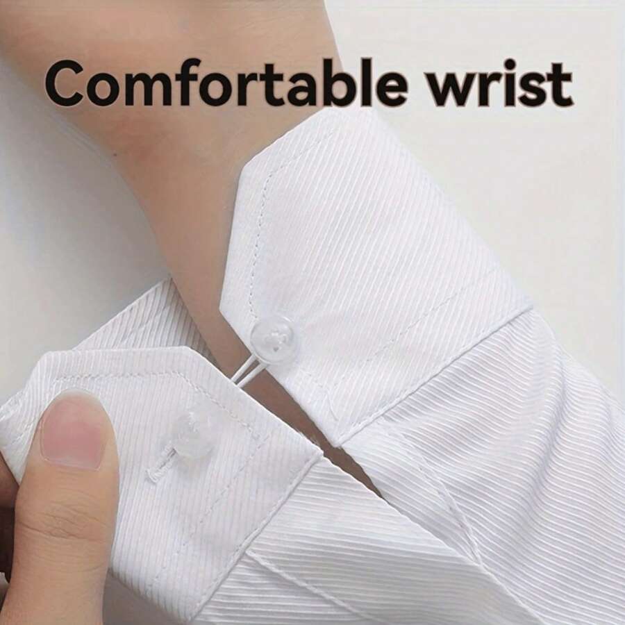 2/6/12件装可调节腰带扣，可拆卸免烫无缝袖口和领口延长件，带可调节松紧带扣的弹性腰带，男女通用 - 彩色 - 查看 1