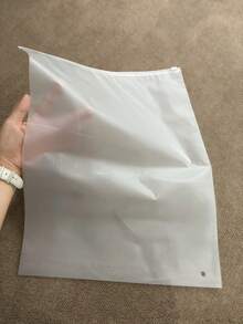 50 Stücke reißverschlossene, mattierte, transparente, staubdichte Kleidersäcke, Kleidungsorganisator-Taschen, unverzichtbar für Reiseverpackung, saisonale Garderobe-Aufbewahrung, Kleiderschrank-Schutzhüllen, faltbar - Verschiedenfarbig - Übersicht 11