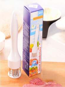 Bộ 1/2 kim làm mềm thịt chịu lực cao, 16/21 kim sắc bén - Đầu kim bằng thép không gỉ, thích hợp cho bít tết, thịt gà, thịt bò - Dụng cụ chế biến hiệu quả cho gia đình và nhà bếp chuyên nghiệp - Thiết kế dễ vệ sinh, tay cầm kiểu dáng đẹp - Nhiều màu - Xem 16