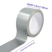 1 Roll Cloth Duct Tape, Windproof Tape, Window Draft Stopper, High Adhesive Thick Residue-Free Tape, High Adhesive Cloth Duct Tape, Single-Sided Strong Adhesive Door & Window Weatherstrip Seal Tape, Wedding Exhibition Carpet - Multicolor - View 11