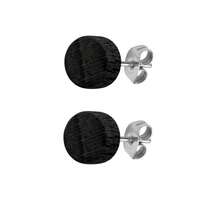 1-3对木质耳钉，杠铃式木质耳环，男士木质耳环，圣诞节、新年、情人节节日礼物 - 彩色 - 查看 37