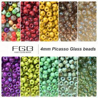 ลูกปัดหินหลวมทรงกลมแจสเปอร์ปิกัสโซ 300 ชิ้น, ลูกปัดลูกปัดกลมหลากสี 14 สี ขนาด 8/0 สำหรับทำเครื่องประดับ DIY สร้อยข้อมือพลังบำบัดหินพลังงาน, 30 กรัม