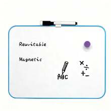 hoojojo 1块可擦写A3/A4尺寸磁性白板，干擦绘图板，适用于教学、家庭留言、课堂记录，经久耐用，是节日礼物、办公用品的理想之选，也适用于家庭、教室、办公室等场所。