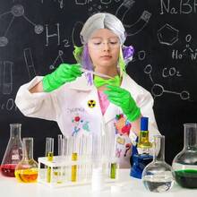 Kyson - Disfraz de cientifico loco para niñas disfraz de laboratorio de ciencias locas anteojos guantes y broche de pajarita para disfraces de HalloweenDurable, Sólido,cultivating children's interests - Multicolor - Ver 6