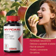 MVPCARE Fudge de vinagre de manzana, suplemento de manzana,Vitamina B12,Mezcla probiótica exclusiva, apto para hombres y mujeres, 60 cápsulas - Otros - Ver 8