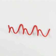 20kg Capacity Creative Wave Wall-Mounted Coat Rack, Easy Installation, Multi-Function Hooks For Hanging Jackets, Hats, Bags, Umbrellas, High-End Quality - Multicolor - View 19