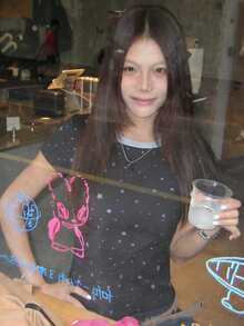 Kaos Lengan Pendek Wanita Model Slim Fit Leher Bulat Motif Bintang Vintage untuk Musim Panas - Dark Grey - View 8