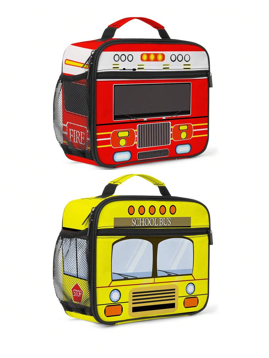 Wiederverwendbare isolierte Lunch-Tasche für Kinder, Lunch-Tragetasche, Thermische Lunch-Box, auslaufsichere Kühltasche, unisex - Einheitsgröße - Übersicht 1