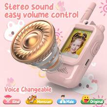 2pcs Kids Video Walkie Talkies Toys, Long Range, No Internet Connection Required, With Camera, Ideal For 3-12 Year Olds, Perfect For Outdoor Play & Indoor Fun, Holiday Gifts For Children, Christmas Gifts - Multicolor - View 7