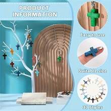 5/10/20/30/40颗装多色天然石吊坠 - 各种不对称形状的宝石珠子，石英月光石饰品 - 适用于DIY珠宝制作，手链，项链，耳环，珠宝制作珠子 - 彩色 - 查看 8