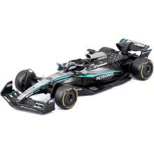 Burago 1:43 Scale F1 Mercedes-AMG W16 2025 #63 George Russell - #63 W16 N/Helmet - View 4