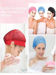 1pc Breathable Chef Hat,360 Degree Air Circulation Work Caps,Dust-Proof And Comfortable Chef Hat,Mesh Dust-Proof Hat - Multicolor - View 4