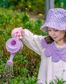 ROBUD Kids Gardening Set – A Complete Children's Gardening Tool Set Including An Apron, Hat, Watering Can, And Plant Journal, Perfect For Outdoor Learning Toys And Gifts For Children Aged 3 And Up - Purple - View 11