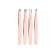8-In-1 Women's Eyebrow Grooming Kit, Includes Tweezers, Eyebrow Scissors, Razor, Eyebrow Brush And Travel Pouch, Daily Beauty Hair Removal Tool - Pink - View 8