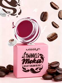 MISSLYN Shimmering Mocha Velvet Blush, Creamy To Powder Texture, Smooth Application, Long-Lasting Pigmentation, 6 Shades Available, Lightweight & Blendable, High Color Payoff, Refined Finish, Makeup Brand, Face Makeup, Suitable For Women & Girls, Winter Essential, Y2K Style, Versatile, Birthday Gift, Valentine's Day Gift, Party Gift, New Year Gift, Best Color, Cruelty-Free & Vegan - #8 RASPBERRY - 查看 6