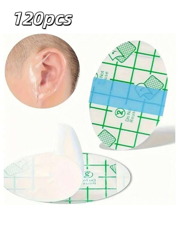 20/30/60/120pcs Plastic Waterproof Ear Plugs, Swimming Waterproof Ear Plugs, Plastic Waterproof Ear Protectors