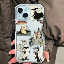 50pcs Matte Cartoon Stickers, Fun Decorations For Children, Vintage Healing Illustrations, Suitable For Asymmetrical Shapes Like Phone Cases, Laptops, Water Bottles, Scrapbooks, Diaries - Unique Decorative Sticker Set, One-Time Colorful Stickers, DIY Stickers - Multicolor - View 8