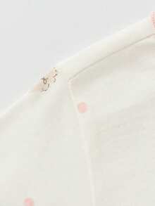 Balabala 2件装婴儿长袖T恤，柔软棉质面料，可爱休闲日常穿着 - 紅色調 - 查看 7