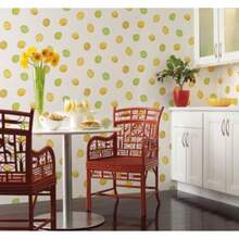 York Wallcoverings KB8641BD Bistro 750 - Papel pintado para pared, color blanco y beige(Papel tapiz Naranja .233) - Multicolor - Ver 2
