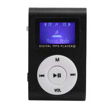 Mini Portable MP3 Player For Sports With LCD Screen And Back Clip - Compatible With Memory Card (Black) - Portable MP3 Mini Screen MP3 - View 3