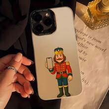 La funda con espejo con diseño de Cascanueces Real combina funcionalidad y extravagancia a la perfección. Compatible con  17,  16 Pro Max,  15 Pro Max,  13 y  12. Fabricada en TPU resistente para una protección excepcional contra golpes y caídas. Esta funda única también funciona como espejo, lo que la convierte en un accesorio divertido y práctico. Un regalo ideal para familiares y amigos, perfecto para cumpleaños, vacaciones o simplemente porque sí. - Luna blanca - Ver 3