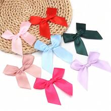 20pcs/Pack Polyester Oblique Tail 8cm Big Bow Tie, Gift Packaging Clothing Shoes Jewelry Making Accessories, Holiday Party Decoration Bow Tie - Diagonal Bow - View 6