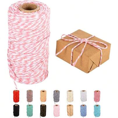 Ne St328 Feet W Pink Ne Ers St Craft Ma Knitting Ma Rope DIY Wedding R Supply Cristmas Wrap Butcers St Rope