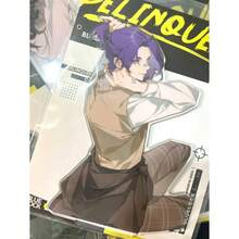 10厘米亚克力立牌桌面摆件，高品质动漫人物周边，校园装饰小礼物 - 彩色 - 查看 9